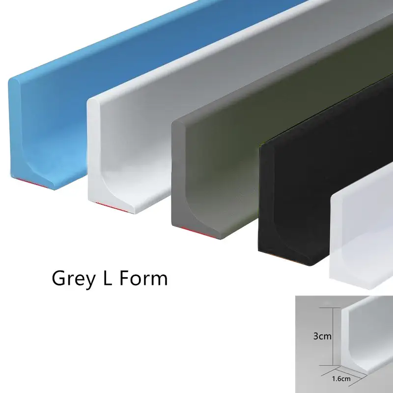 1-3M Water Shower Dam Bathroom Water Stopper Silicone Retaining Strip Flood Barrier Dry And Wet Separation Blocker - Image 9
