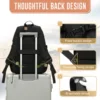 Extra Large Durable Travel Backpack with USB Charging Port, Man's Laptop Bag College Backpack Airline Approved Business Work Bag 5