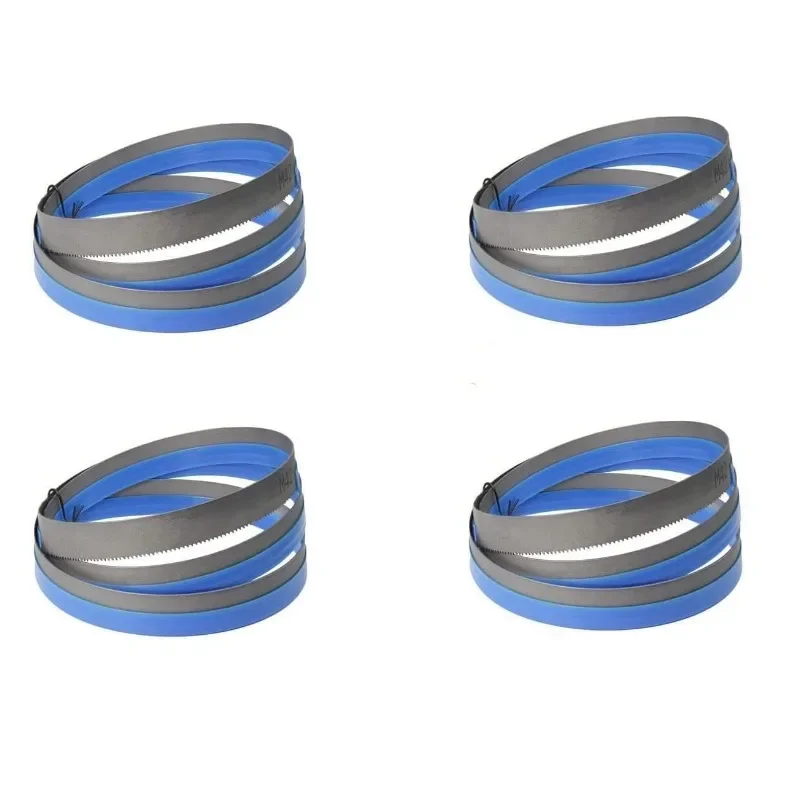 Полотно ленточной пилы M42 из быстрорежущей стали, 1140 мм, металлические полотна для ленточной пилы 1140, 13, 0,65 мм, 8/12TPI, 10/14TPI, зубцы для биметаллической резки, 4 шт.