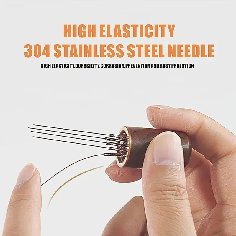 Needle Distributor Stainless Steel Coffee Tamper