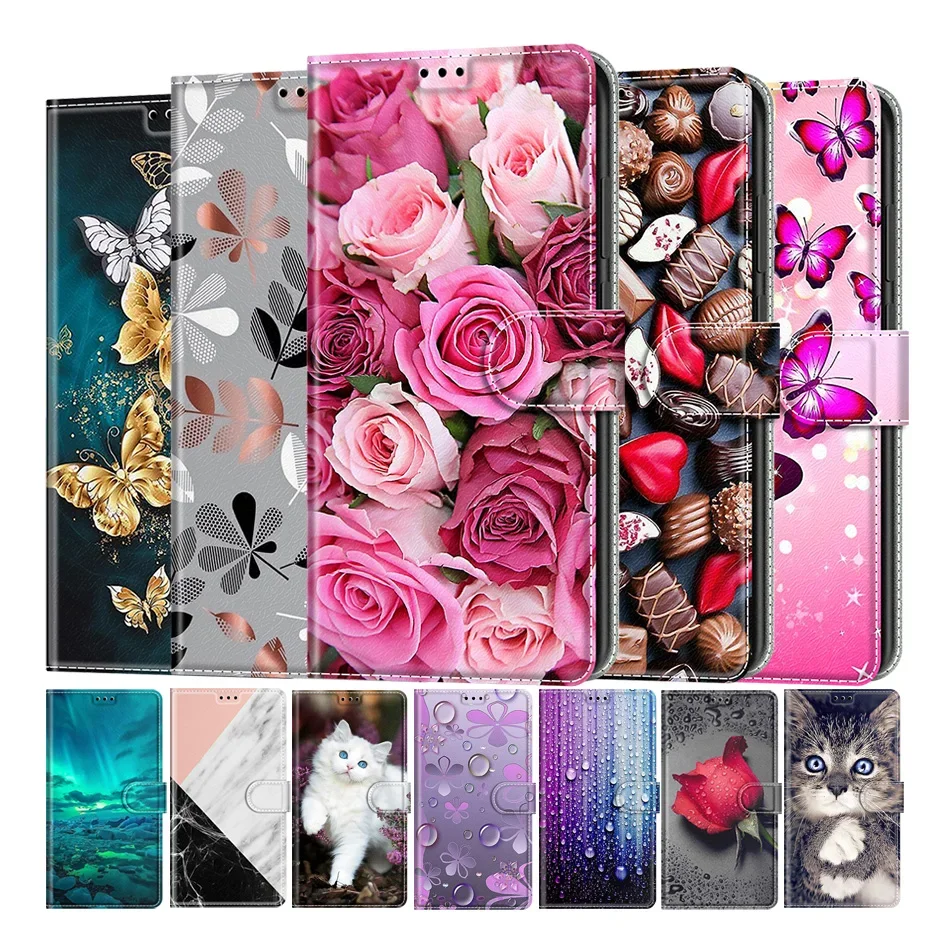 

Etui Wallet Flip Phone Case For Samsung Galaxy A13 A10 A20 A30 A40 A50 A70 A31 A41 A51 A71 A12 A22 A32 A52 A72 Card Holder Cover