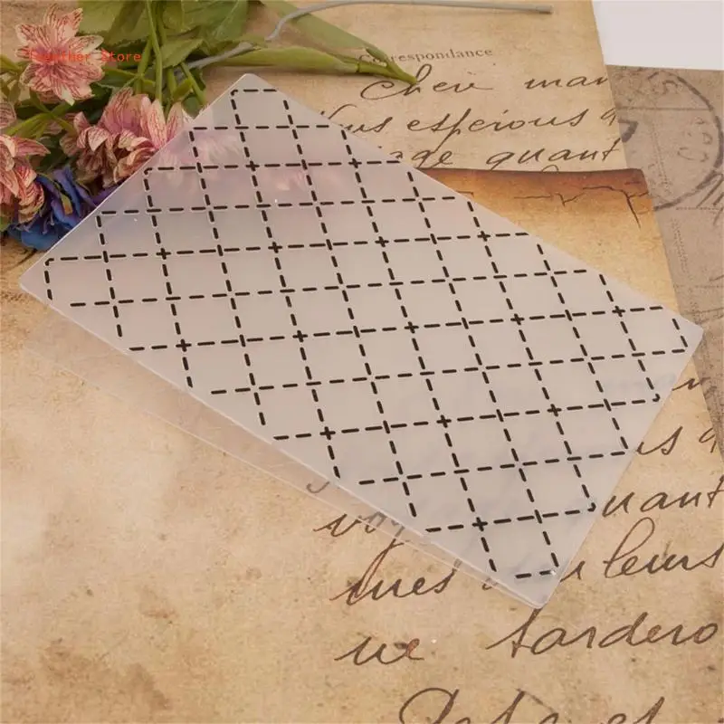 Dot Embossing Templates Heart Embossing Folder Stencil Card Making DIY Scrapbooking Album Paper Craft 6XDD