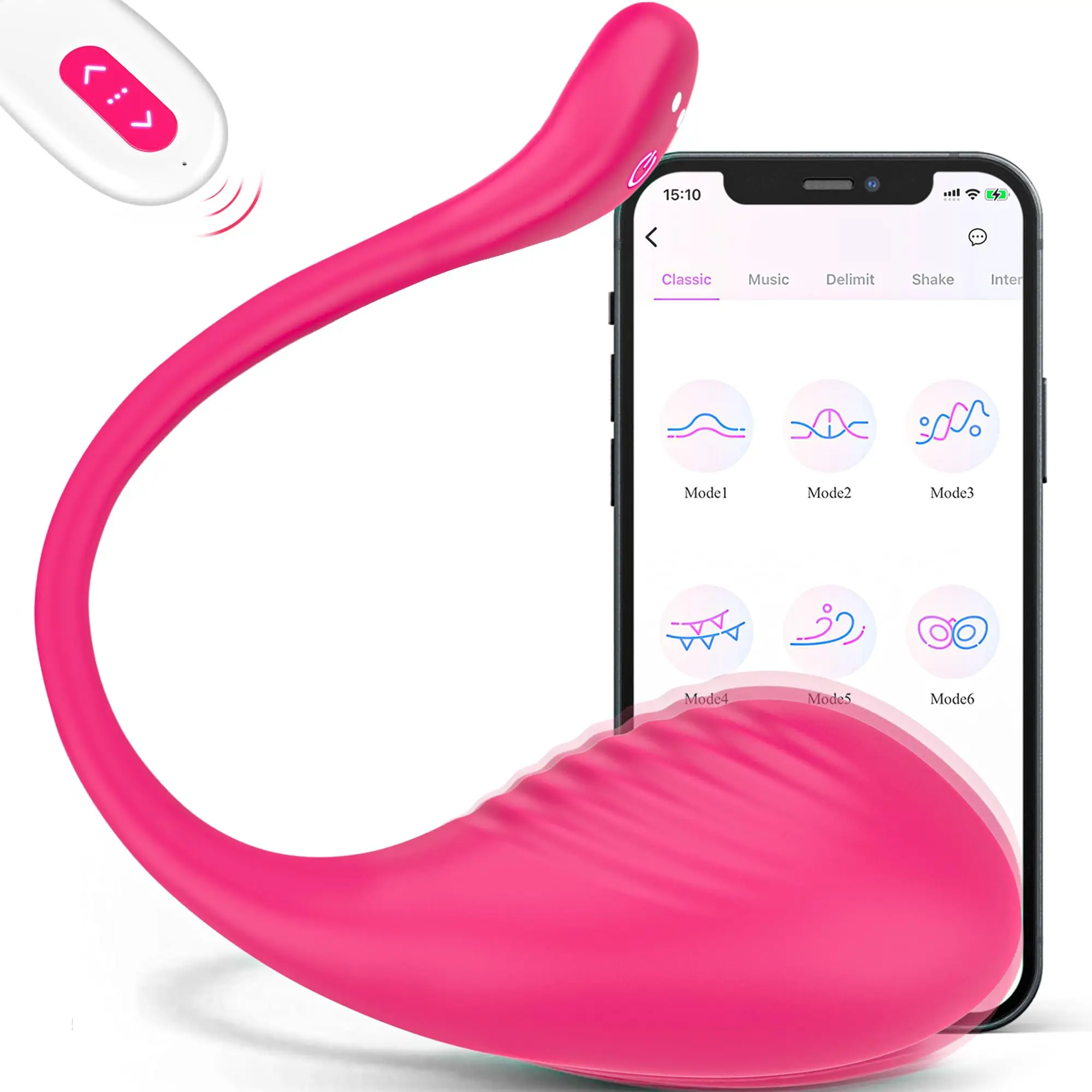 Clitoral Stimulator Adult Sex Toy App Remote Control Vibrator-Couple Sex Toy Wearable Panties Egg Vibrator Suitable for Women Lo