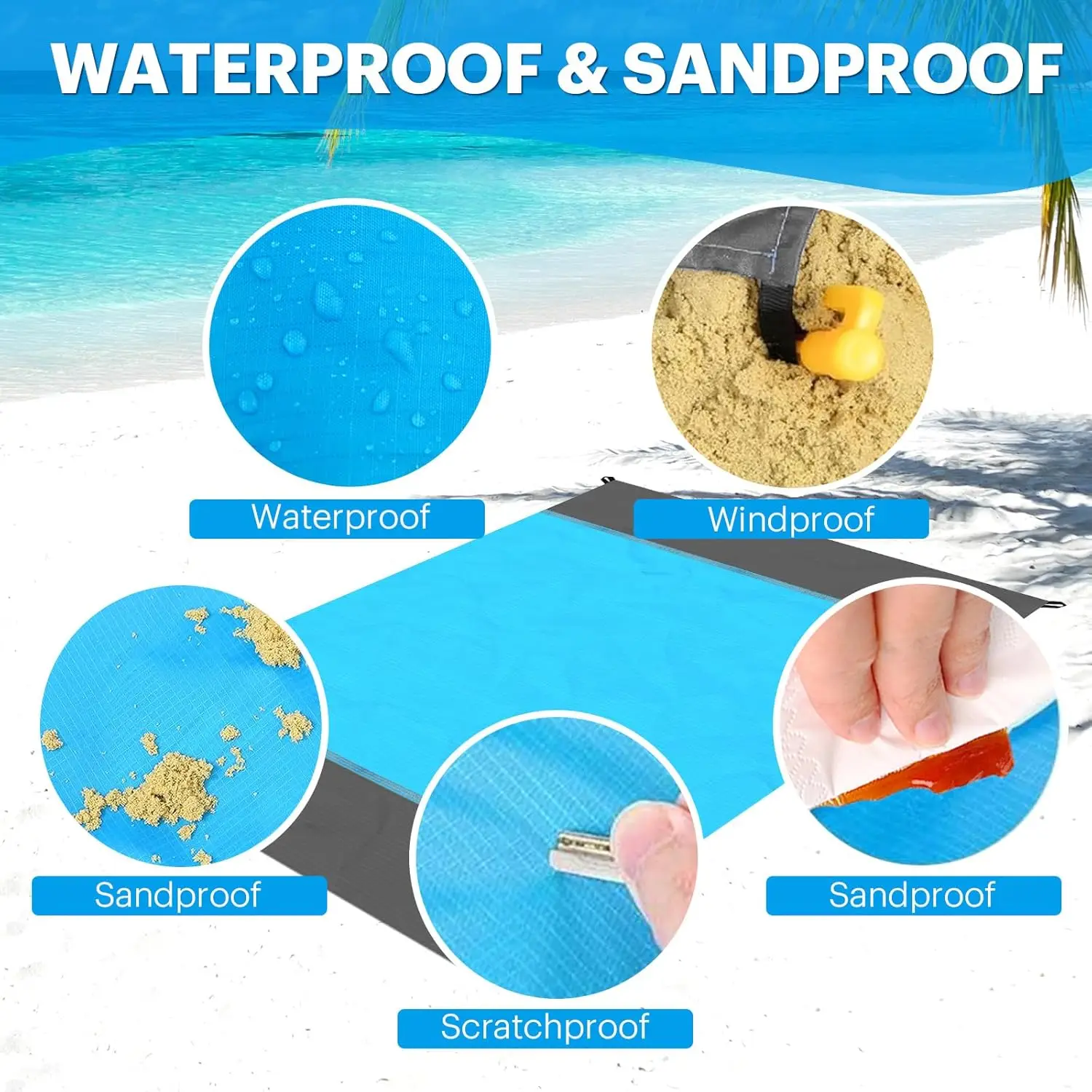 Waterproof Beach Blanket 3