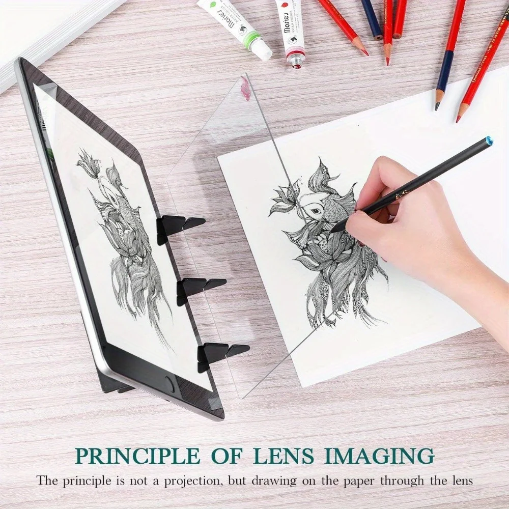 Drawing Projection Copying Drawing Board Learning Drawing Tools Table Sketching Optical Drawing Board Universal Mobile Phone 2