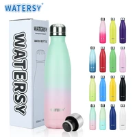 Watersy 500ML/17oz Stainless Steel Cola Bottle Sports Kettle Keep Cold Thermal Cups Vacuum Travel Tumbler Mug Bike Bottle 1