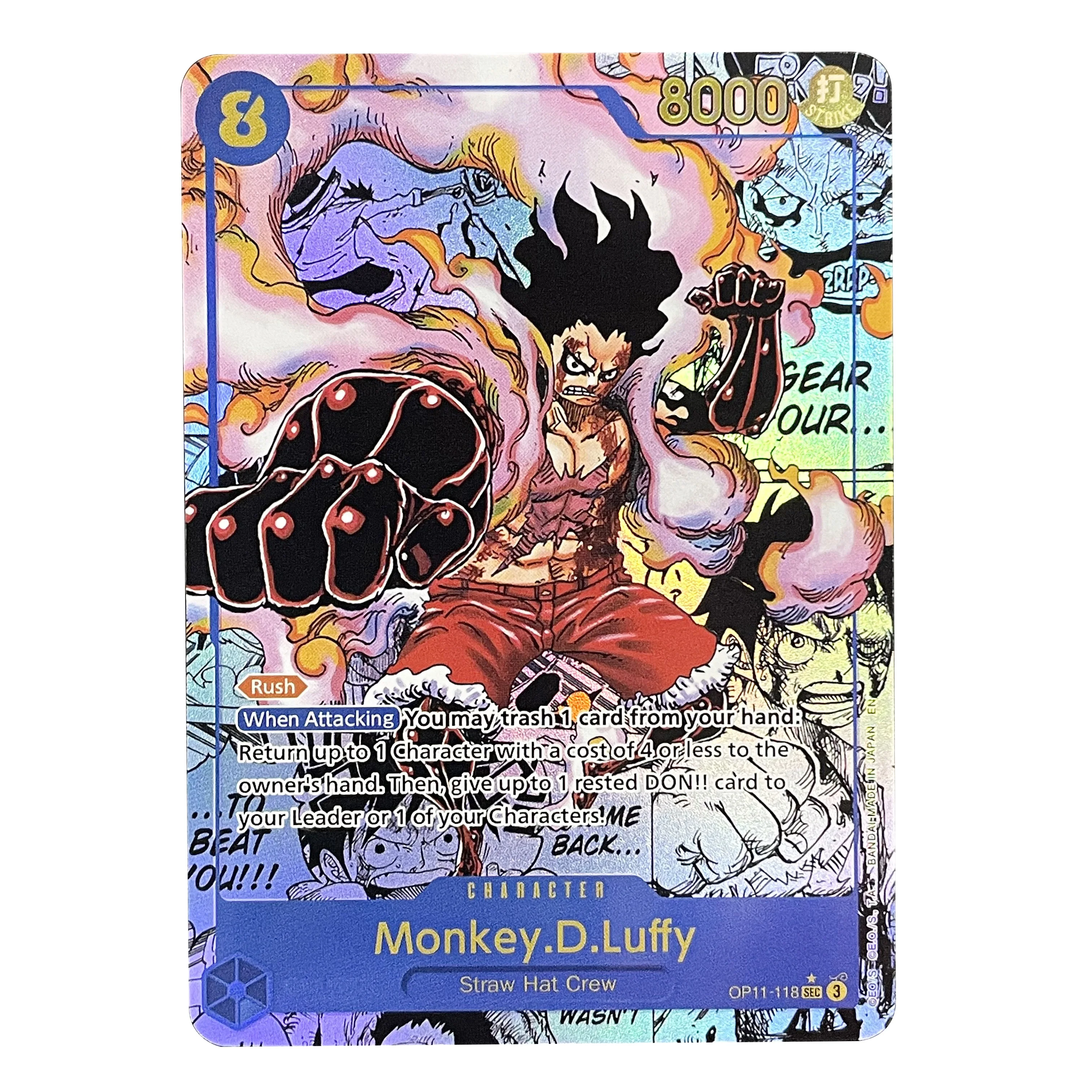 Sea Monkeys OP10-118 Monkey.D.Luffy One Piece Card Game Card | One Piece  Card Game Sh Figuarts