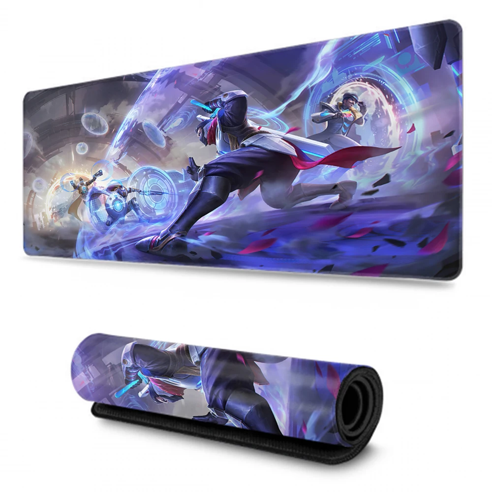 

League of Legends Pulsefire Skin Large Gaming Mouse Pad Computer Mousepad Gamer Mouse Mat Mouse Carpet Keyboard Mat Desk Pad