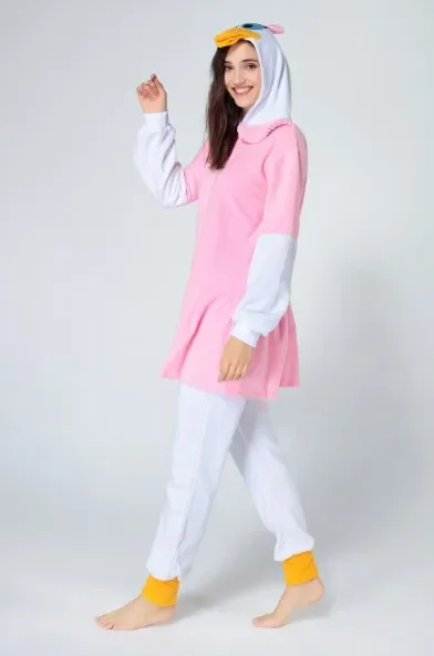 Adult Animal Blue Duck Pajamas Onesies Christmas Halloween Cute Party Cosplay Costumes Homewear Kigurumi