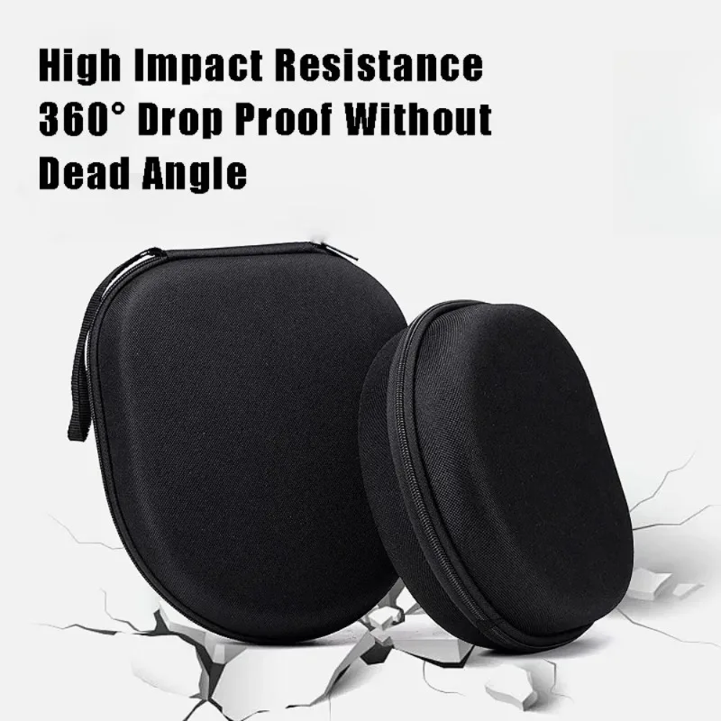 Durable Portable Over-Ear Headphone Storage Pouch with Shockproof Protection
