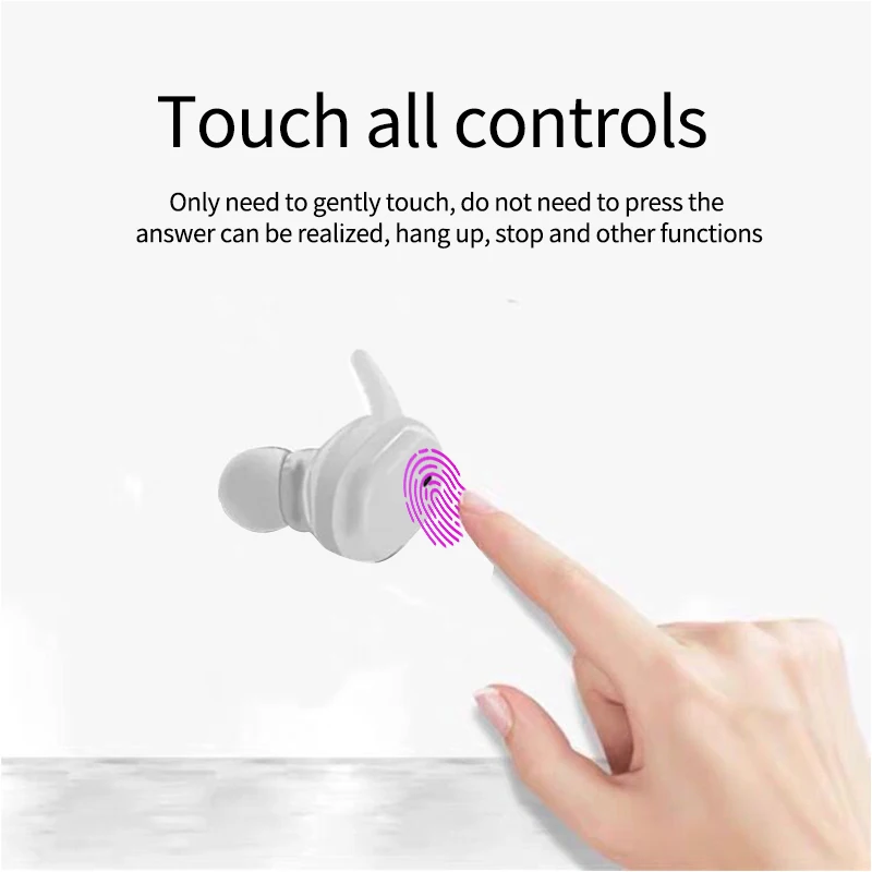 Y30 Bluetooth Earphone Hi-Fi Headset Wireless Bluetooth Headset Earphone In-Ear Mini Headset Hands-Free Touch_voghion.com