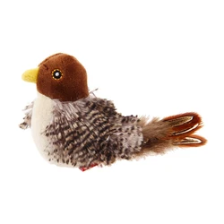 Gigwi – jouets pour animaux de compagnie, série de chasseur de mélodie, jouet pour chat, conception de Simulation de plume Native simulant les vrais sons d'animaux 