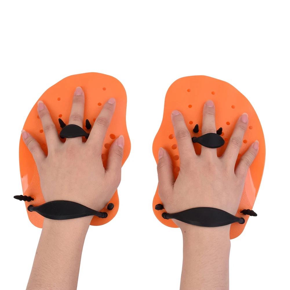 Swim Finger Webbed Paddle Elastic Webbed Swimming Gloves Waterproof Lightweight Reusable Portable Auxiliary Teaching Accessories 4