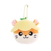 Corocorokuririn Hamster Plush Keychain Cute Tape Measure Rule Animal Head Bag Keychains Key Ring 2