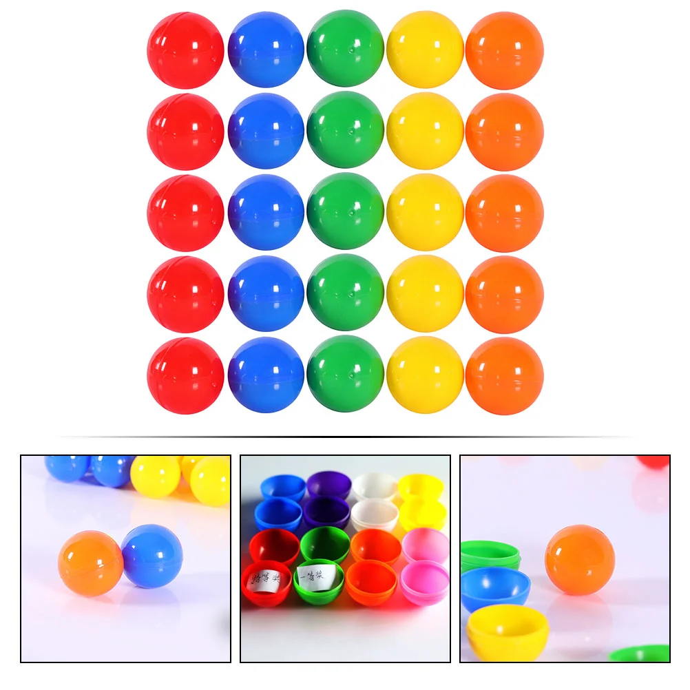 50 Pcs Lottery Ball Numbered Bingo Balls Seamless Small Game Raffle for Party Mini Parent-child