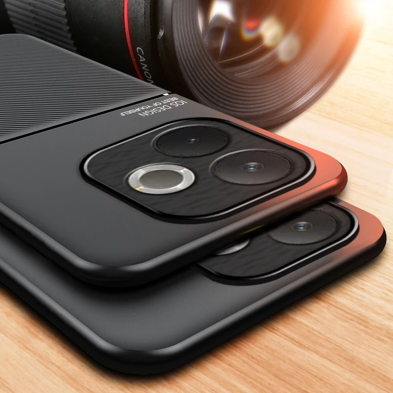 Textured Magnetic Shockproof & Drop-Resistant Phone Case with Full Coverage Protection