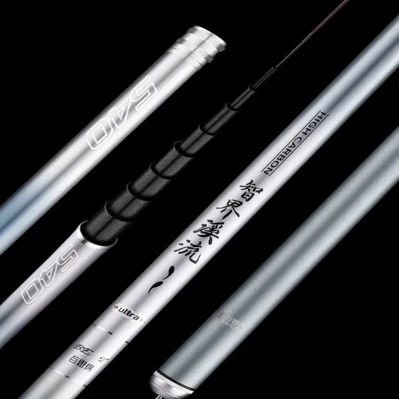 ZZ349AZZ349NewVersion3.6m4.5m5.4m6.3m7.2m8.1mPortable68cmShortSectionFishingRodHi-CarbonFiber2TipsTip0.85mm-AliExpress18