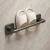Bathroom Slipper Rack No Punching Wall Mounted Slipper Storage Rack Bedroom Shower Room Bath Slippers Hanger Babouche Organizer 5