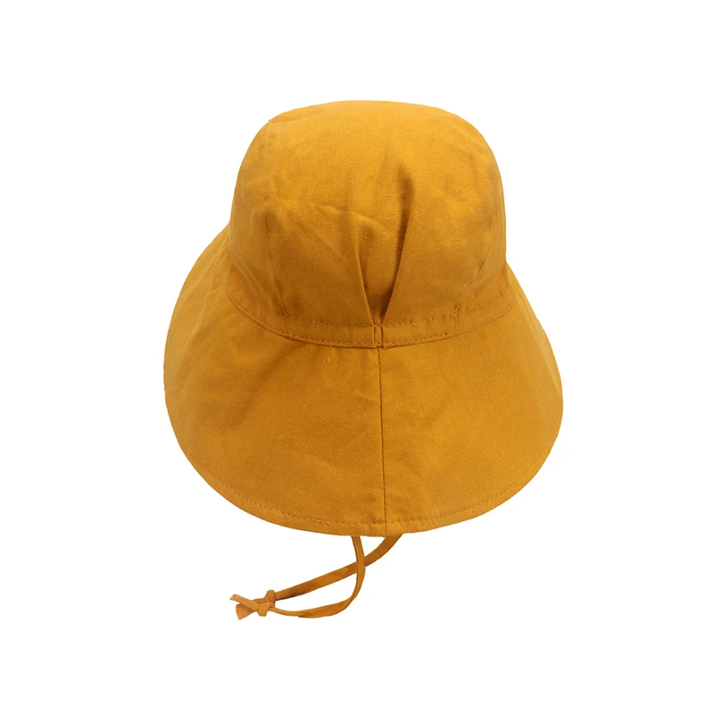 Kids Cotton Bucket Hat - UV Protection Summer Beach Cap