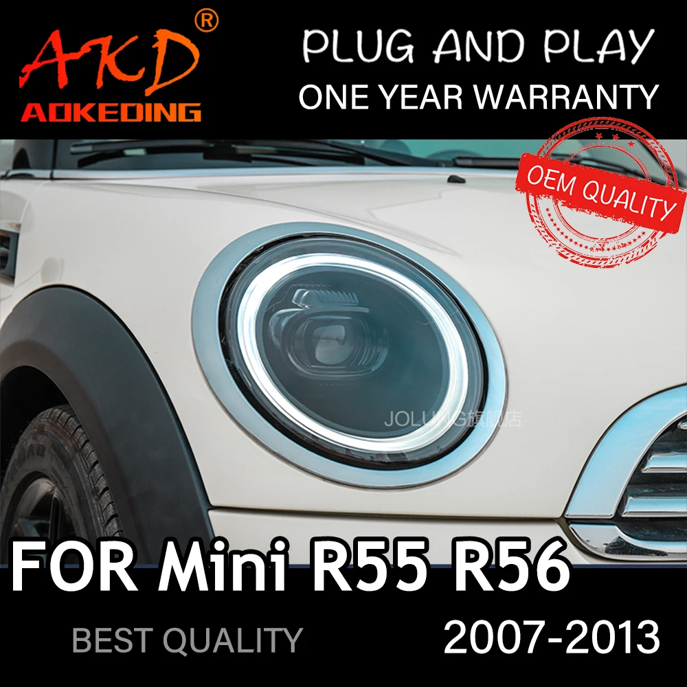 MINI・r55 r56 r57 純正HIDヘッドライト・左右・内外クリーニング済み