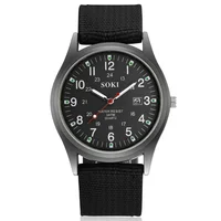 Montre pour homme, marque de luxe de haute qualité, montres à quartz pour homme, bracelet en toile lumineux, Relogio Masculino, montre de mode masculine, Reloj 2