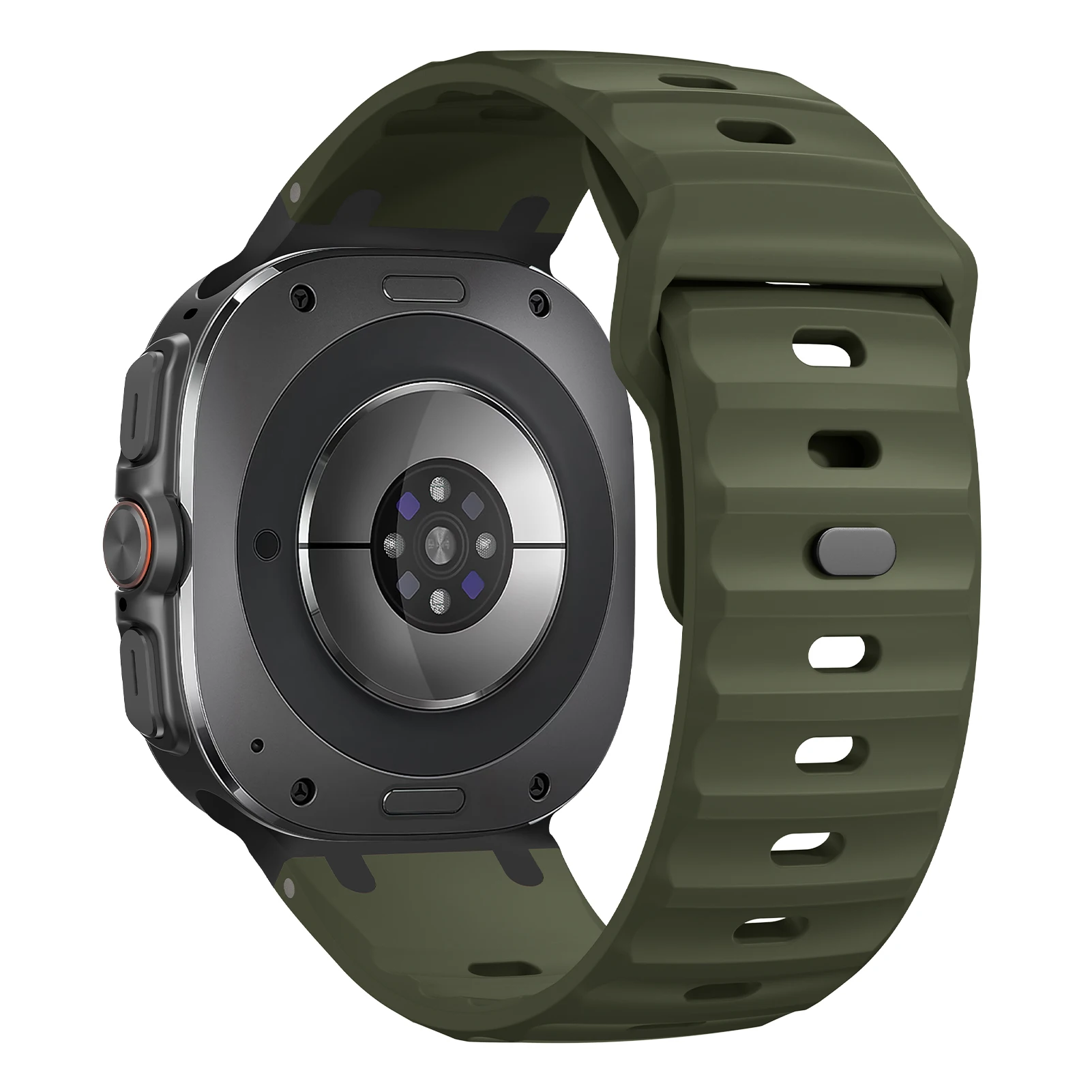 Enhanced Sport Wristband: Premium Metal & Silicone Bracelet Strap
