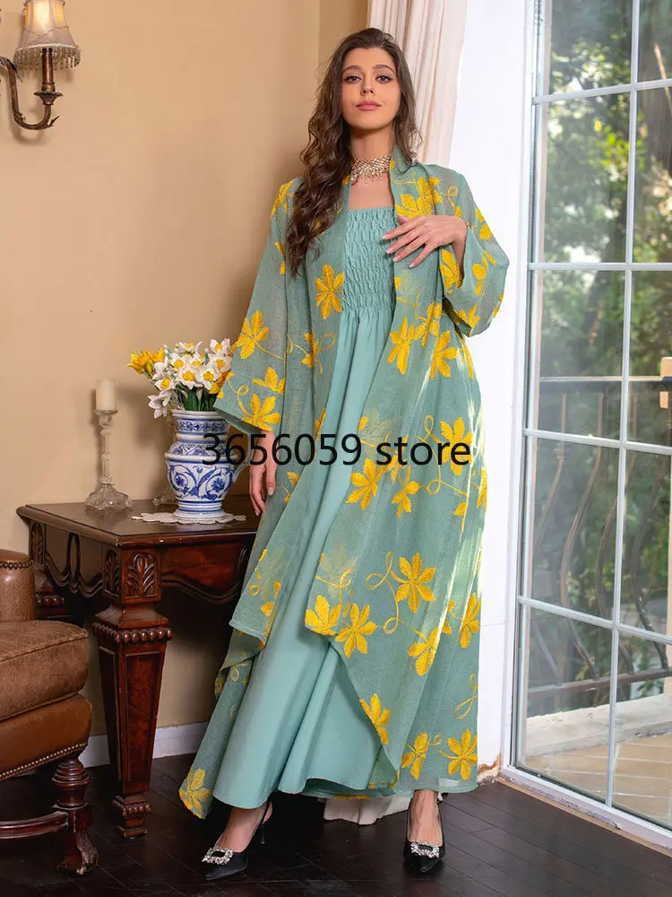 Dubai Style Two Layer Full Sleeve Kaftan