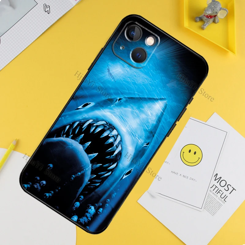 Classic Jaws Movie Poster Silicone Phone Case