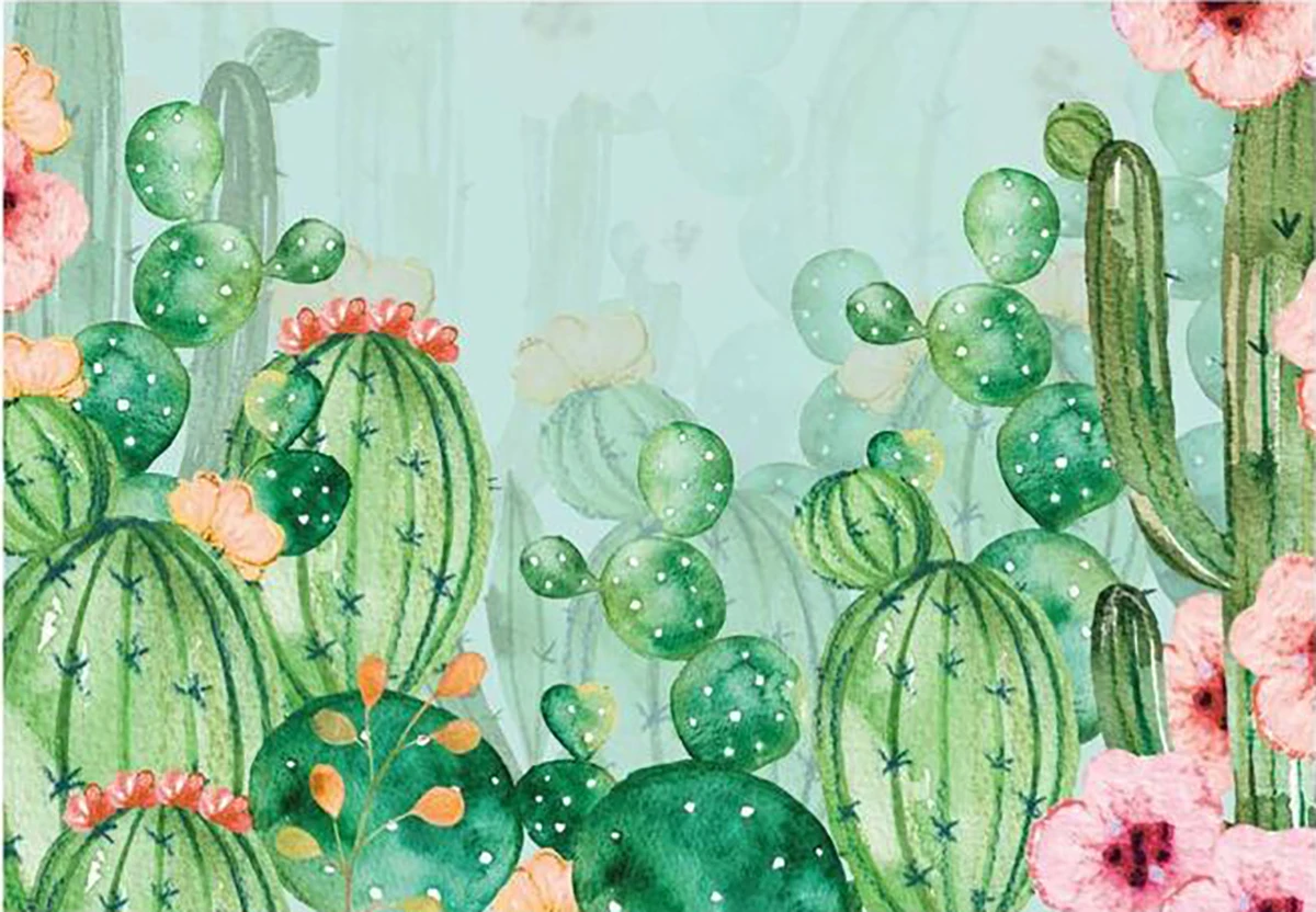 Cactus Floral Fiesta Bridal Shower Fiesta Mexican Baby Shower Photo Background Sfondi Per Feste