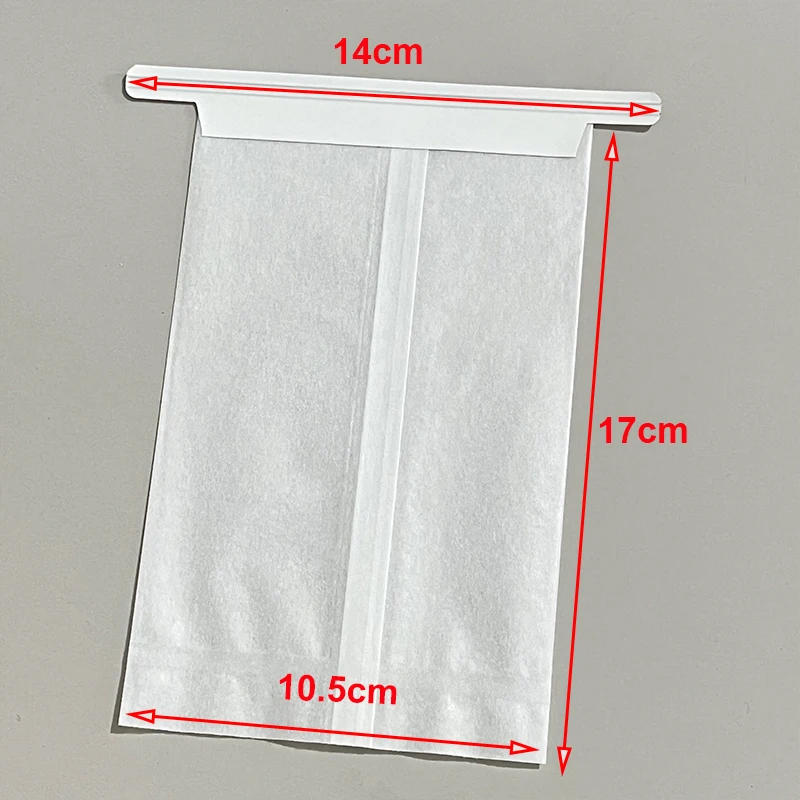 100pcs 흰색 면화 종이 가방 10.5*17cm 사진 카드 DIY 수제 보석 포장 파우치 와이어 선물 크리스마스 포장