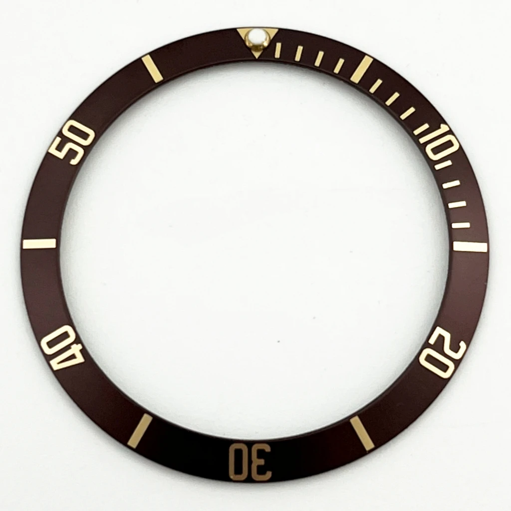 Premium High-Quality Aluminum Watch Bezel Insert – GMT Design, 39.5mm x 32.5mm