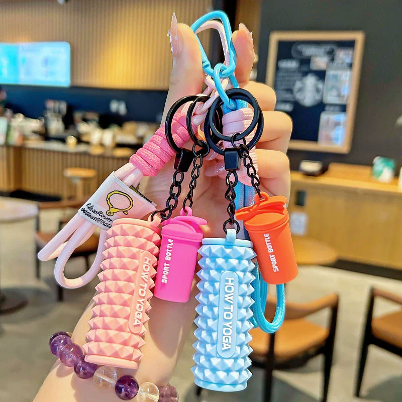 Cute Beach Hole Bag Keychain Portable Simple Mini Car Key Chain Soft Silicone Fashion Bag Hanging Ornaments Decoration