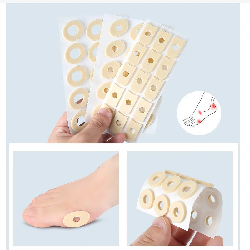 60pcs/4packs Callus Callus Cushions for Feet Bottom SelfAdhesive Corn Remover Pads Corn Patches for Toes Blister Pain Relief callus cushions
