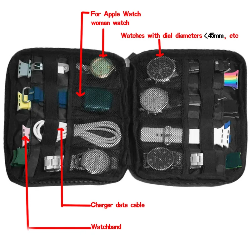 Waterproof Portable Box watch Holder Organizer Storage for Men