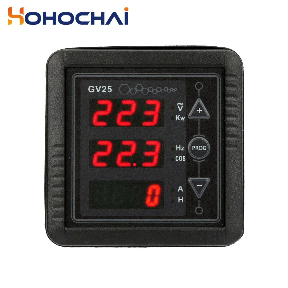 GV25 MK2 발전기 디지털 미터 전압/전류/주파수 모니터링 미터 GV25L A..