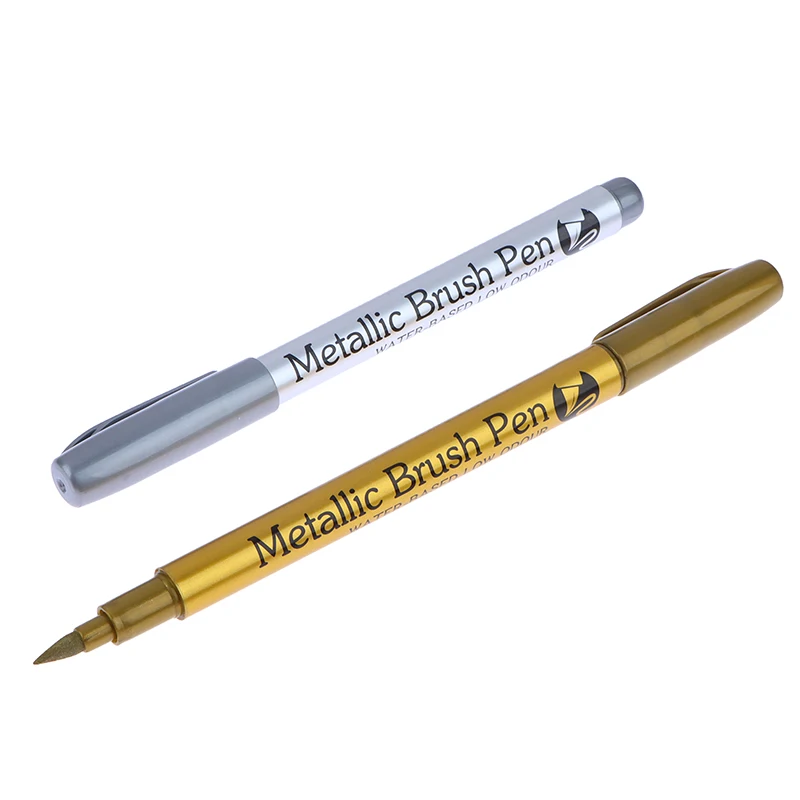 Metallic Marker Pens Gold Silver Permanent Art Markers For Artist DIY  Illustration Crafts Scrapbooking Fabric Marker Pens - AliExpress