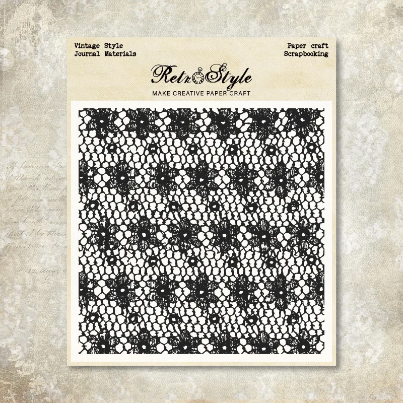 Basic Clear Stamps for Scrapbooking, Rubber Gifts, Craft Supplies, Card Making, Handmade DIY Decoration, 6 Styles Backgrounds