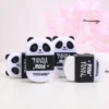 1pcs Panda Eraser with Pencil Sharpener Rubber Cleaning Tools Office School Student F7419 1