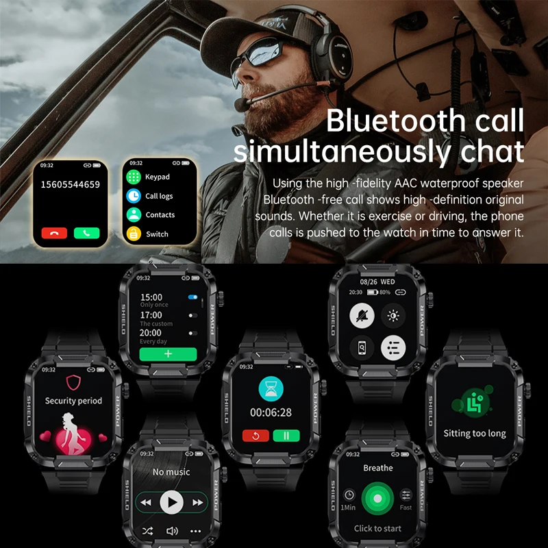 ο  ȭ Ʈ ġ IP68 5ATM  ߿  ƮϽ  ǰ  Smartwatch ȵ̵