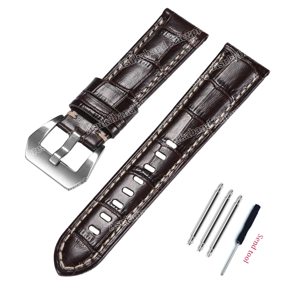 Elegant Leather Watch Band - Premium Strap for Timeless Style (Multiple Sizes Available)