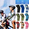 2Pcs Arm Sleeves Warmers Sports Sleeve Sun UV Protection Hand Cover Cooling Warmer Running Fishing Cycling 2