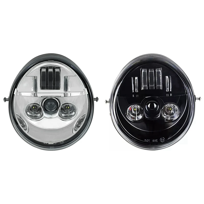 Per V Rod Vrscf Vrsc Vrscr 2002-2017 Vrod Led Faro Anteriore Hi/Low Beam Lampada Faro Moto