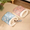 Cat Sleeping Bag Soft winter Fluffy Feel Thickened Pet Pocket Type Quilt Bed Soft Comfortable Warm Nest Pet Supplies 3