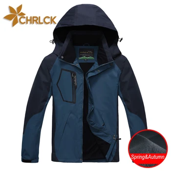 CHRLCK 남성용 방수 하이킹 재킷, 여성용 방풍 윈드브레이커, 캠핑 사냥 러닝 트레킹 낚시 코트, 야외 스포츠