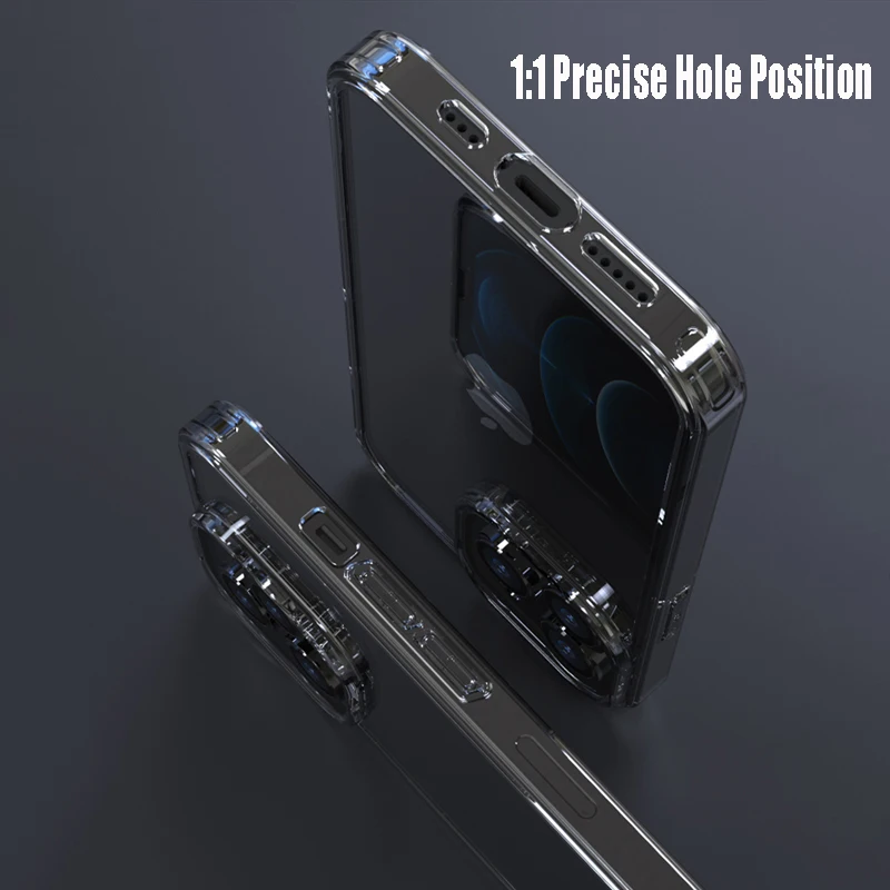Premium Clear Tempered Glass Protective Case – Sleek & Transparent Design
