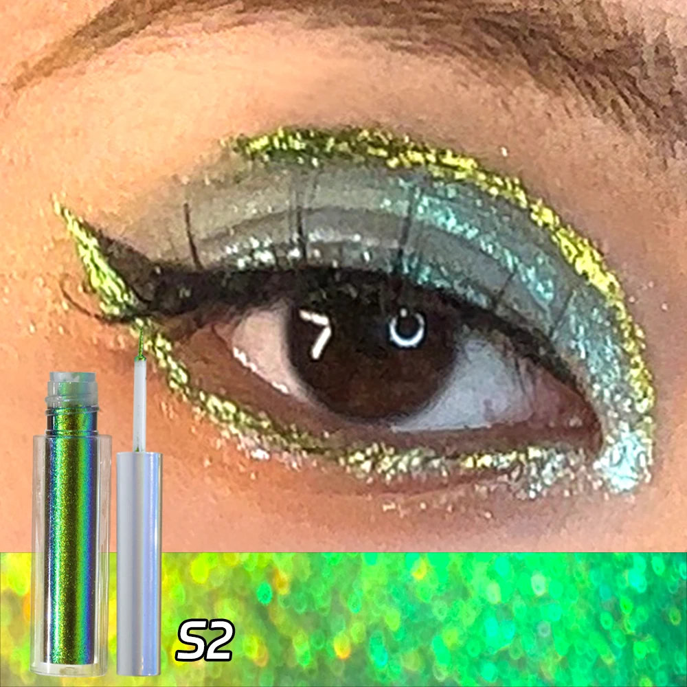 Sheeneffect Eye Liner Cosmetics For Women Men Makeup Multichrome Eyeliner 6