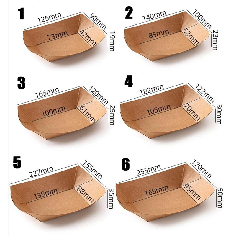 Food Trays Sushi Wood Boat Natural Bamboo Disposable Kayak Salad Dessert Pine Cake Boat Snack Bowl Mat Sushi Plate Tray 100Pcs disposable food trays