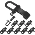 10Pcs U Black