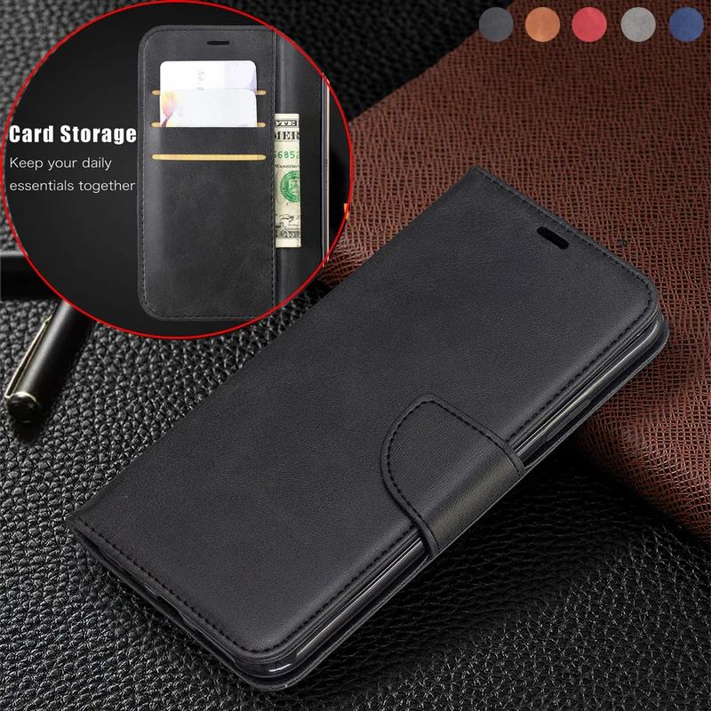 Кожаный чехол-бумажник из овечьей кожи для Xiaomi Redmi 10 10C 9 9A 9C 9T 8 8A Note 11 Pro Mi Poco X4 M4 |