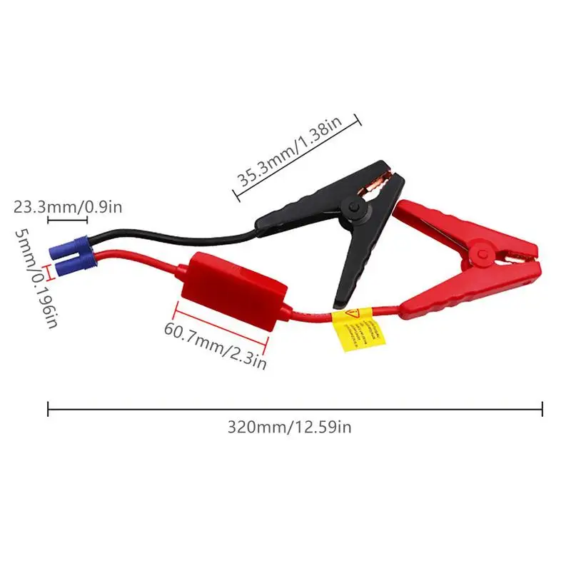 Jump Starter Cable Universal Car Battery Connector Lead Booster Emergency Cable Clamp Jump Starter Wire Plug Jumper Cable images - 6